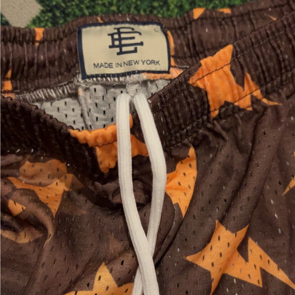 Eric Emanuel Brown Star-Patterned Men Shorts - image 2